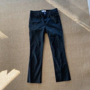 Zara Coated Black Pant Size 2